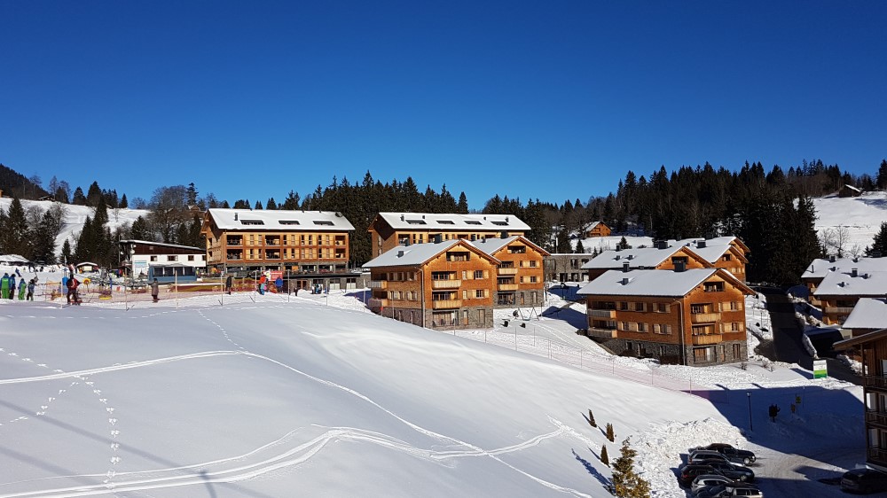 Landal Alpen Chalets Brandnertal in de winter.